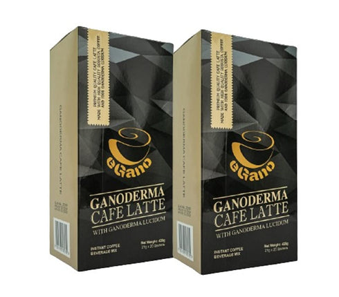 eGano 2 Boxes Premium Ganoderma Cafe Latte Instant Coffee With Ganoderma Lucidum Extract