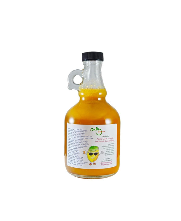 Salty Lemonade Delicious Lemonade Concentrate, Fermented Lemonade Concentrate, Apple Cider Vinegar Lemonade Concentrate, Vitamin