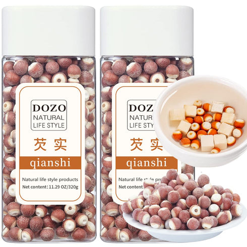 DOZO Gorgon Fruit Dried Fox Nuts Gorgon Euryale Natural Gordon Euryale Seed