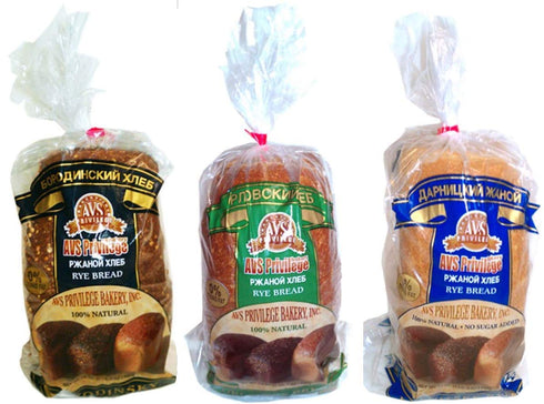 Gourmet Market Borodinsky, Darnitsky, & Orlovsky Rye Breads/Russian Bread Sampler