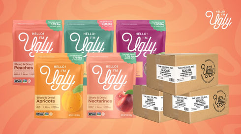 4 oz, Pack 3 Hello! Im Ugly Dried Cherries Unsweetened Fruit Snacks, No Sugar Added, Healthy Sweet Snacks, Upcycled