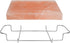 DOBADN 12" 8" 1.5" Himalayan Salt Block Cooking Plate with Metal Support, Food Grade Rock Salt Slab Stone X X