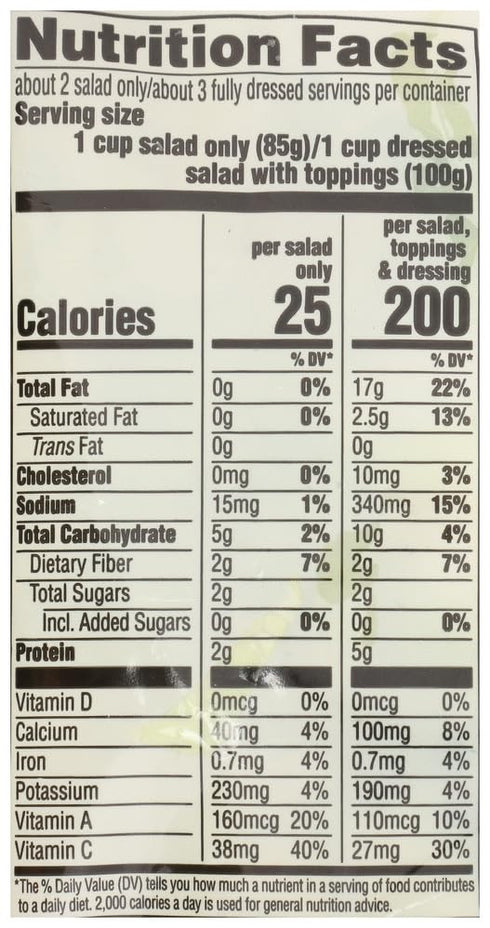365 by Whole Foods Market 9.25 oz , Organic Salad Kit - Kale Caesar