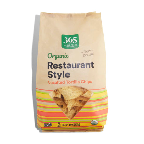 365 by Whole Foods Market, Organic Restaurant Style White Corn Tortilla Chips