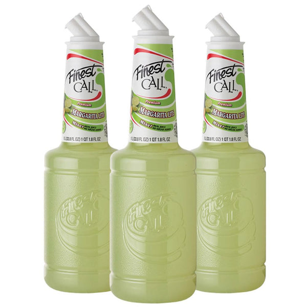Finest Call Premium Margarita LITE Drink Mix, 1 Liter Bottle (33.8 Fl