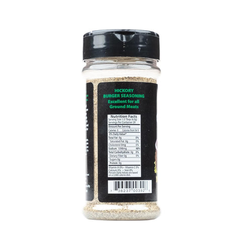 Hi Mountain Gourmet Burger Seasoning, Hickory Blend, Ideal for Grilling Beef, Turkey, Chicken