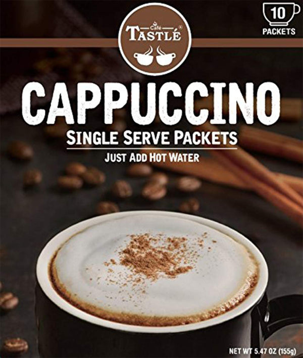 Cafe Tastlé Single Serve Cappuccino Coffee, 10 Count
