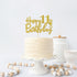 Gold Glitter Happy 11th Birthday Cake Topper - 11 Sign Cake Topper for 11th Birthday Party Supplies