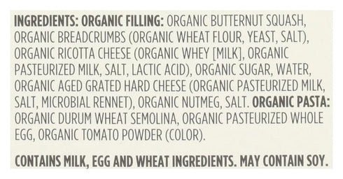 365 by Whole Foods Market 8 oz, (Frozen) , Organic Butternut Squash Ravioli