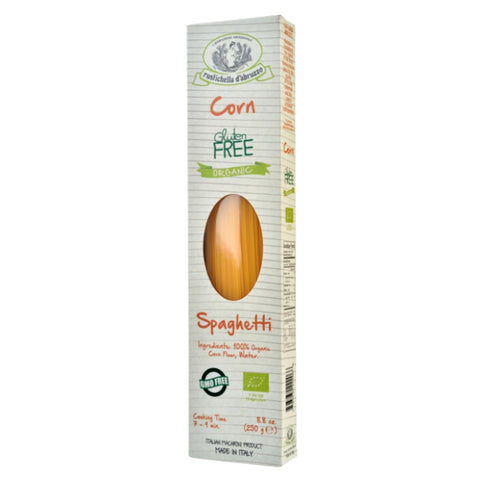 Rustichella d'Abruzzo Organic Corn Spaghetti - 250g Gluten-Free Pasta - Delicious Corn