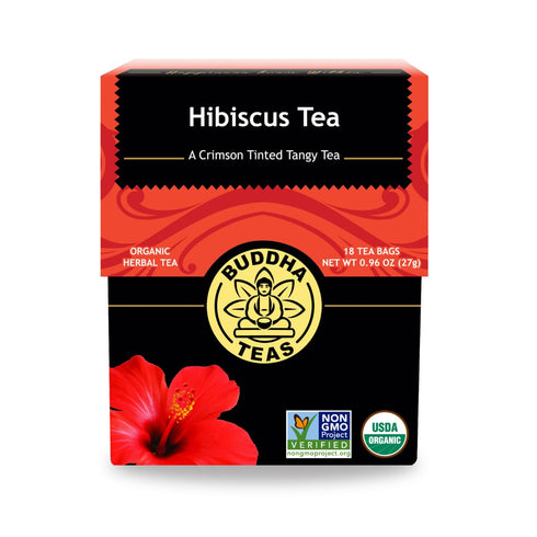 Buddha Teas - Hibiscus - Organic Herbal Tea - For Health &