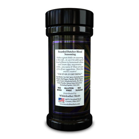 10oz Bearded Butchers Cajun Blend Seasoning, Shaker Cajun Flavor with Medium Heat, Ideal for Chicken, Fish, Seafood