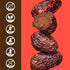 (10 Pack) Realsy Chocolate Peanut Butter Stuffed Medjool Dates, Organic Dates with No Sugar Added, Gluten-Free, Vegan