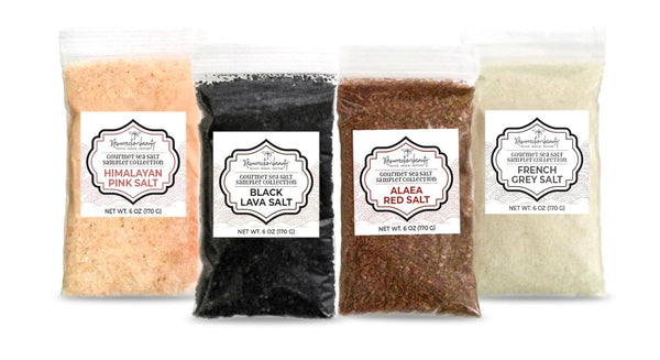 Gourmet Sea Salt Sampler - Multi Pack of Pink Himalayan And French