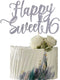 Happy Sweet 16 Cake Topper - Cheers to 16 Years, Happy 16th Birthday Decoration for Sweet Sixteen / 16th Anniversary