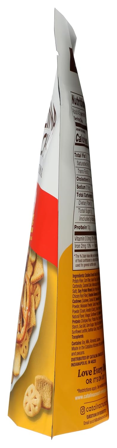 10g 1g 5.25 (Pack 1) Catalina Crunch Protein Snack Mix - Protein, Sugar per Serving - Good Source of Fiber, Keto