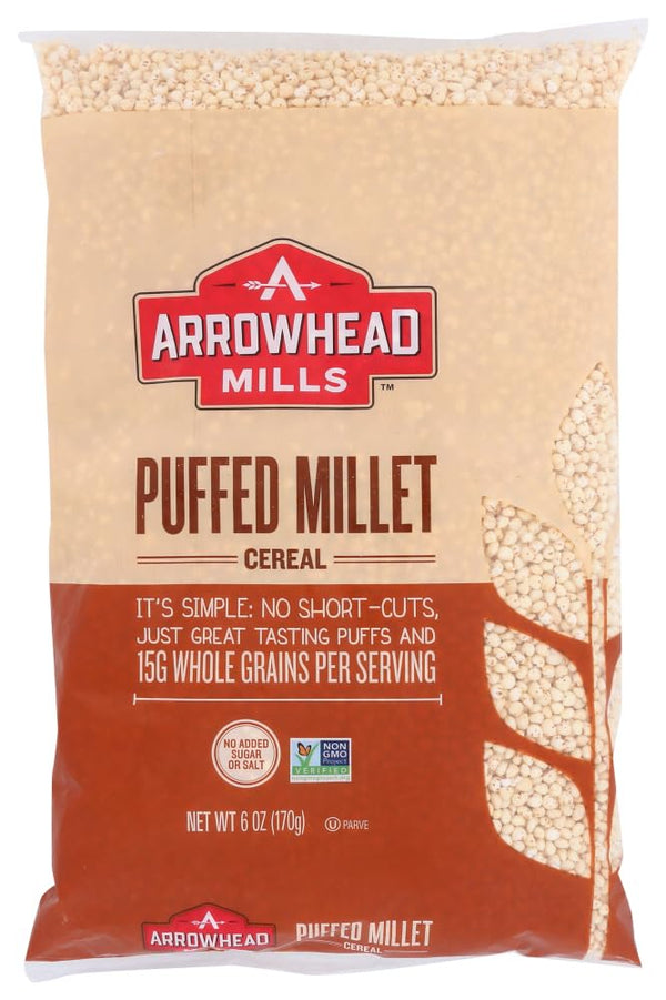 Arrowhead Mills - All Natural Puffed Millet Cereal - Case of 12