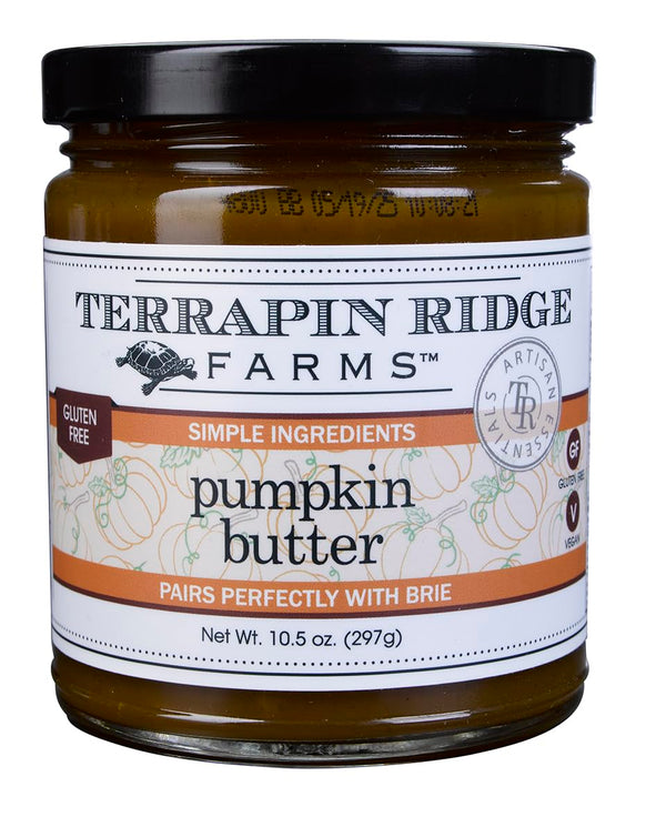 Terrapin Ridge Farms Pumpkin Butter 10.5 oz Jar Vegan Spread for Toast,