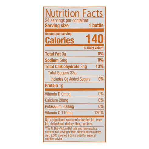100% 10 oz (Pack 24) Tropicana Juice Orange Blend, Single Serve, fl Bottles of - Real Fruit Juice, Vitamin C Rich, No