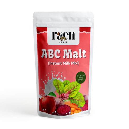 RAEN HAVEN ABC Malt Instant Milk Mix 8.81 oz (250g) | Nutritious Blend with