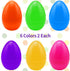 ZMCINER 12 6 Inch PCS Jumbo Easter Eggs, Large Plastic Easter Eggs for Easter Basket Stuffers, Easter Party Favor