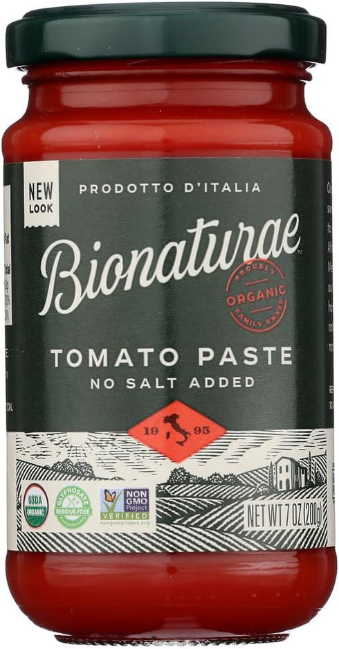 Bionaturae Organic Tomato Paste, 7 oz - 2 Pack
