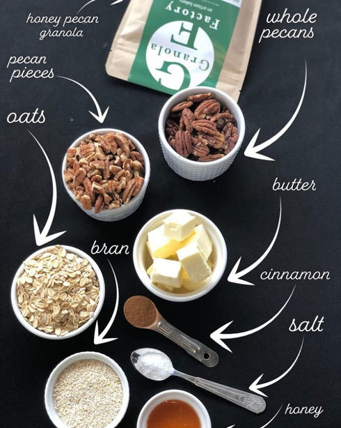 Granola Factory 11 (Pack 3) Honey Pecan, All-Natural, Sweet and Salty Breakfast Cereal and Snack (Honey Pecan) ounce