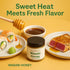 Bee Great (8 oz) Wasabi Hot Honey Bold Sweet Heat with Wasabi Kick Great with Sushi, Seafood & Salads