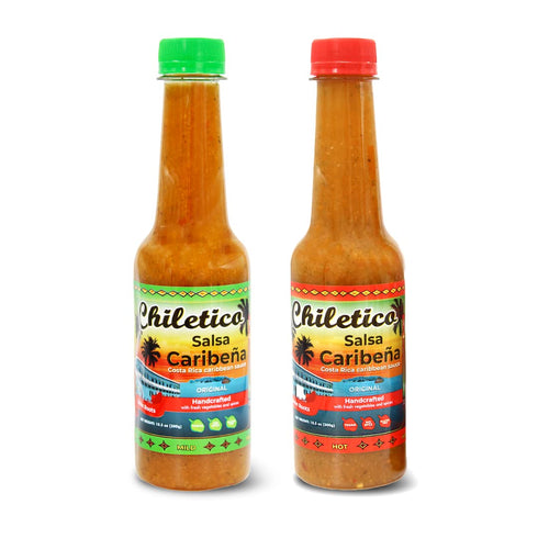 Chiletico Costa Rica Caribbean Sauce, Hot, 10.5 fl oz, Pack of 1