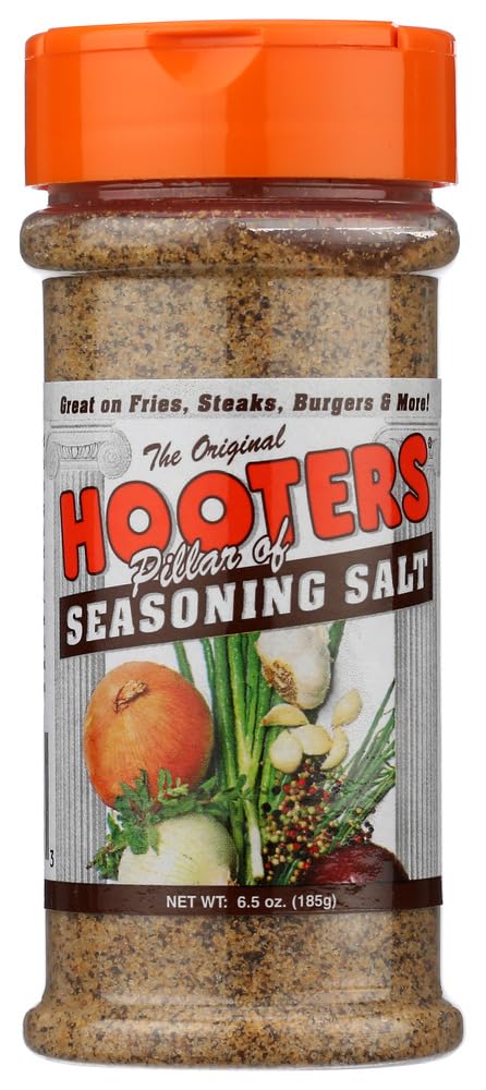 THE ORIGINAL HOOTERS Hooter's Seasoning Salt, 6.5-Ounce (Pack of 6) by Hooters