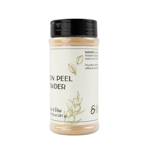 (9.92 Olive & Vine Lemon Peel Powder, Zesty Citrus, For Baking & Cooking, Rich Tradition, Authentic Taste, For Global