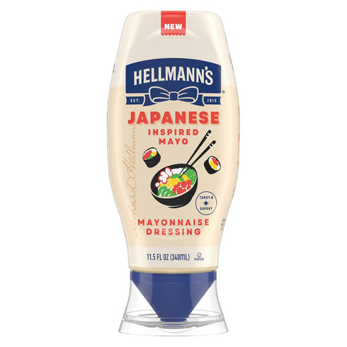 Hellmann's Japanese-Inspired Tangy & Savory Mayonnaise Dressing for Sushi, Poke Bowls &