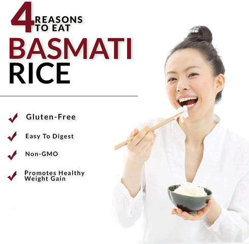 2 lbs (Pack 2) Himalayan chef White Basmati Rice