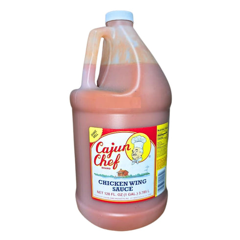 Cajun Chef Louisiana Chicken Wing Sauce 1 Gallon (Pack of 1) - Authentic Cajun