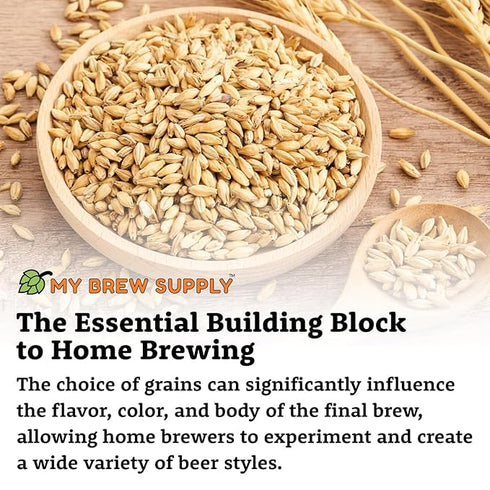 10lb (2L) My Brew Supply Flaked Oats Beer Making Grain | Brew Your Own Pilsners, Stouts, and Beers with Oats Grains |