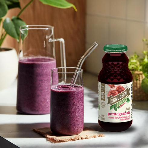 8 oz (12 Pack) R.W. Knudsen Organic Pomegranate Juice, fl