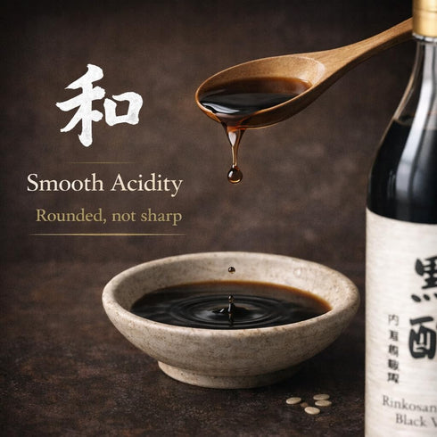 MAJI RICE Kurozu, 30.43 oz Japanese Black Vinegar UCHIBORI Rinkosan Authentic Double Brown Rice Naturally Fermented