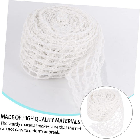 4 Cabilock Rolls Roasting Net for Meat Beef Netting Roll Sausage Netting Polyester Fiber Meat Net