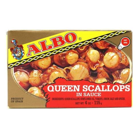 Generic Albo Queen Scallops in Galician Sauce 115g/4oz, 4 oz