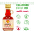 100% 200 ml 6.7 oz TuttoCalabria, Calabrian Chili Pepper Infused Oil, Calabrian Peppers infused with Extra Virgin Olive
