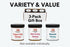 Bee Great Pack 38 oz Set Hot Honey Trio Variety Gift Box Cajun, Curry & Wasabi Sweet Heat from the Hive Small-Batch