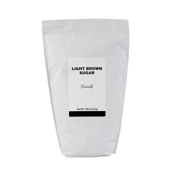Minimalist Light Brown Sugar, Ideal for Baking and Sweetening, Packaged in a