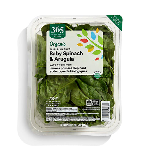 365 by Whole Foods Market Whole Foods Market, Organic Baby Spinach & Arugula, 5 oz