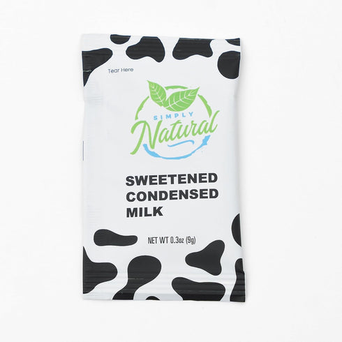 9 (200 Simply Natural Sweetened Condensed Milk Creamer Single-Serve grams sachet, All Natural Coffee/Tea Creamer