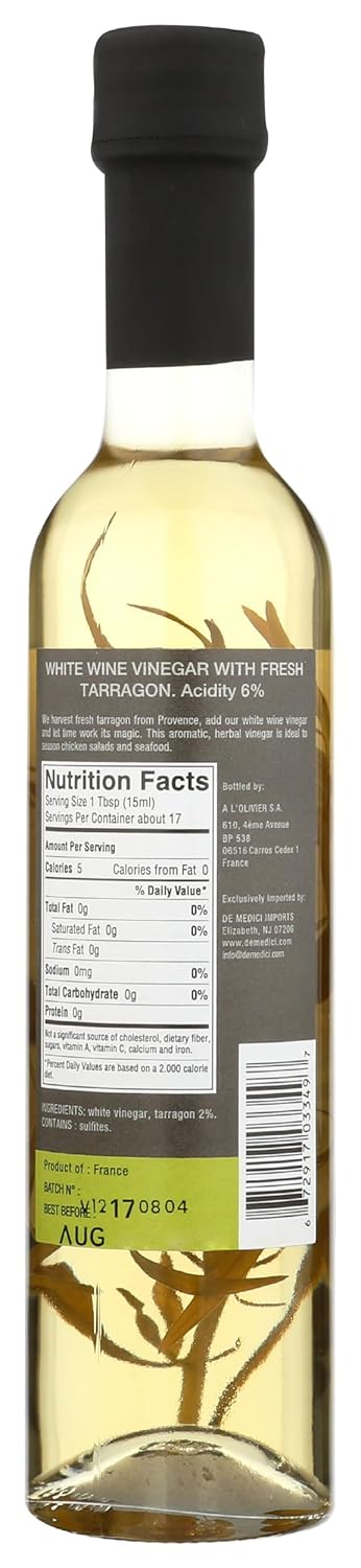 A L OLIVIER 8.4 White Wine Tarragon Vinegar, FZ