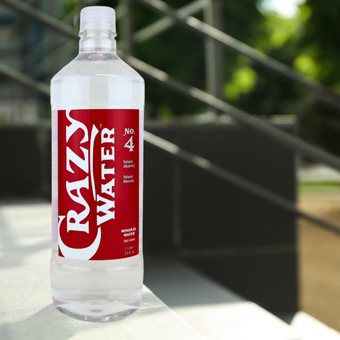 (Pack 9, 4) Crazy Water Famous Mineral Water Natural Minerals From Various Depths of No