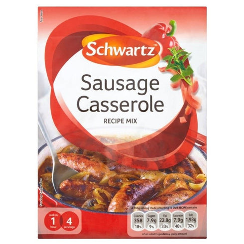 Schwartz Sausage Casserole Recipe Mix (35g) - Pack of 6