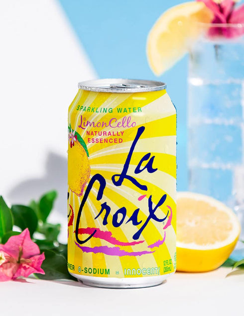 12 Oz (pack 12) La Croix Sparkling Water, LimonCello, Fl
