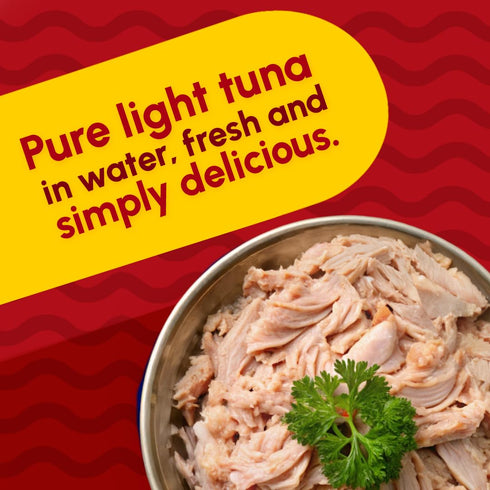 5 oz Rica Rondo Chunk Tuna in Water, Wild Caught, Easy Open Can