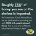 Sweetwater Creek Honey Farm 100% 32 oz 100% Peach Honey - Made from Pure, Raw, & Unfiltered Honey, Peach-Infused